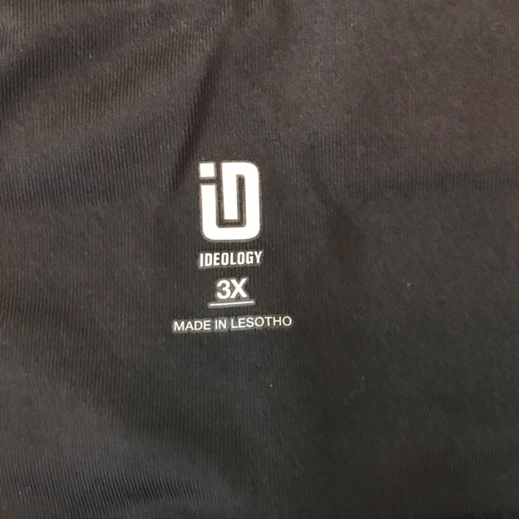 IDEOLOGY Leggings Athletic Compression High Rise 7/8 Black Women’s Plus Size 3X - Picture 6 of 16